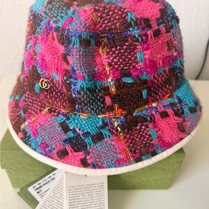 Gucci Tweed Bucket Hat